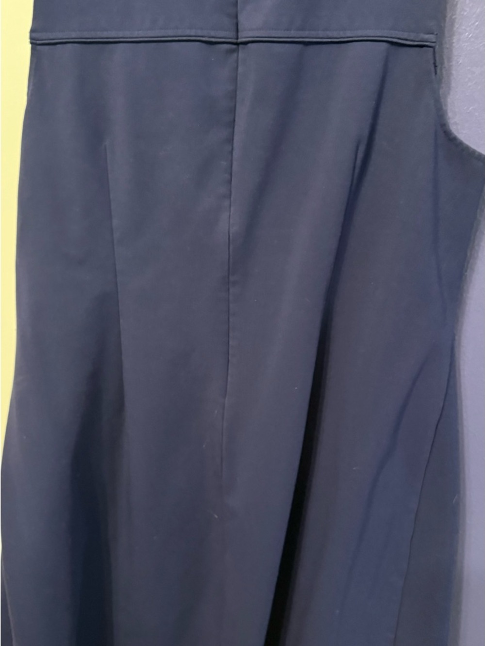 Eloquii Dark Navy Sleeveless A-Line Dress